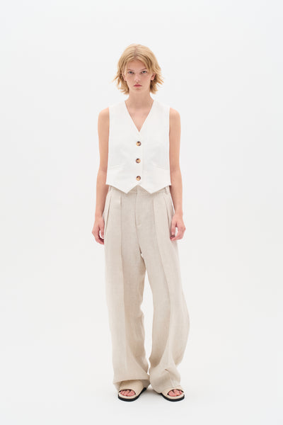 ZellaIW Waistcoat Whisper White - 110701 - 30107208 Thumbnail