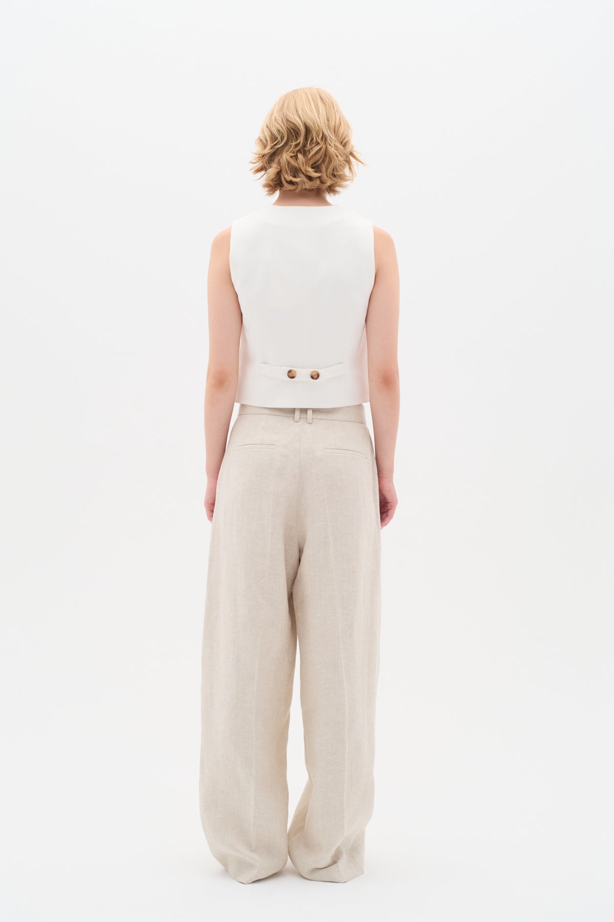 ZellaIW Waistcoat Whisper White - 110701 - 30107208