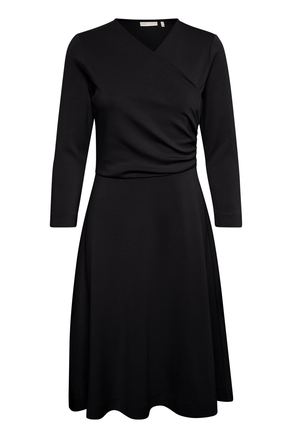 MoncentIW Wrap Dress Black - 30107481