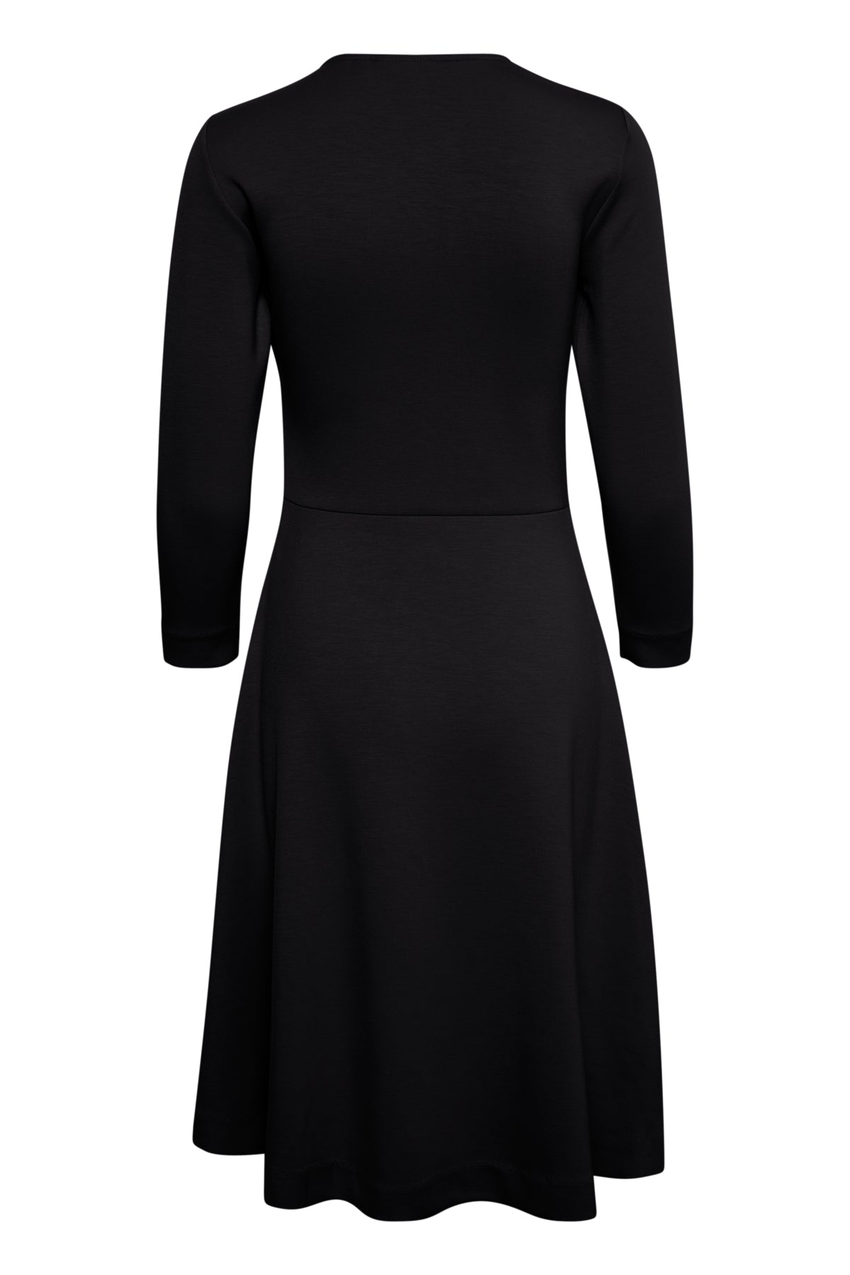 MoncentIW Wrap Dress Black - 30107481