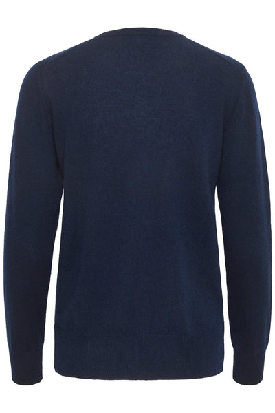 LukkaIW Crew-neck Pullover Marine Blue - 30107629 - 30107629 Thumbnail