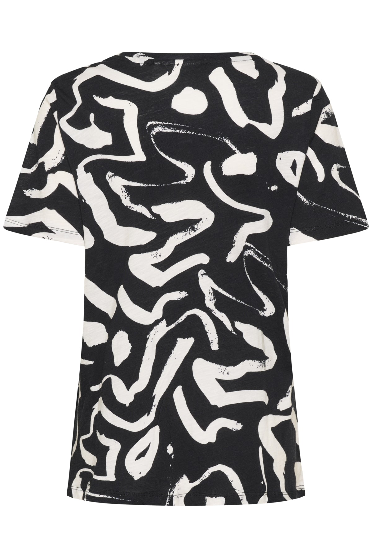 AlmaIW Print Tshirt BLACK ART STROKES 1 - 90000346 - 30108258