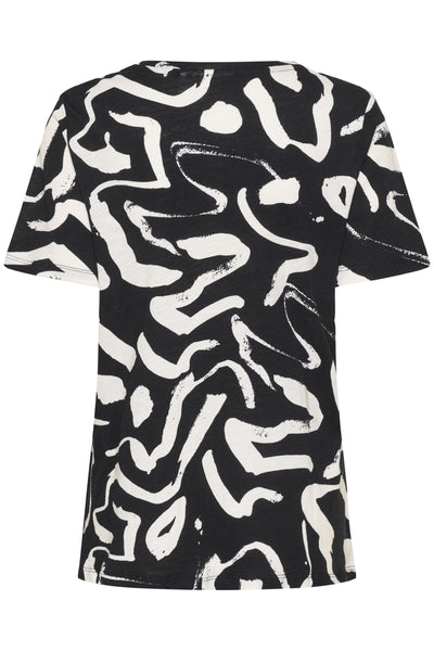 AlmaIW Print Tshirt BLACK ART STROKES 1 - 90000346 - 30108258 Thumbnail