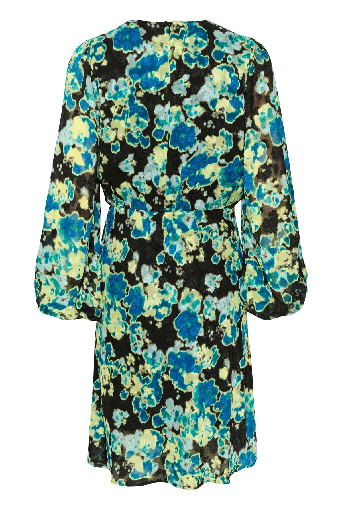 CisiraIW Short Dress Green Floaty Flower - 302561 - 30108948