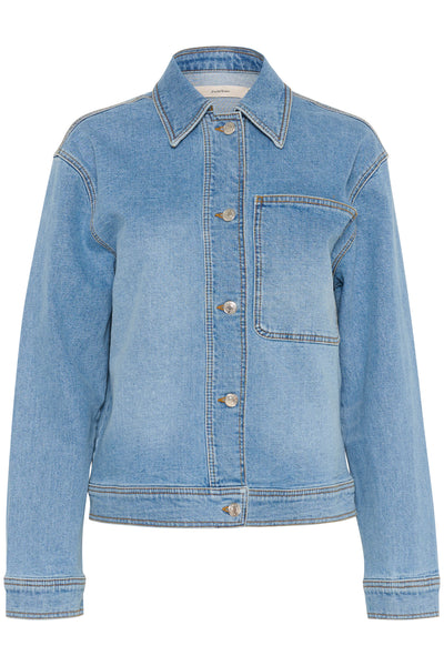 PheifferIW Jacket Light Washed Denim - 303499 - 30109170 Thumbnail