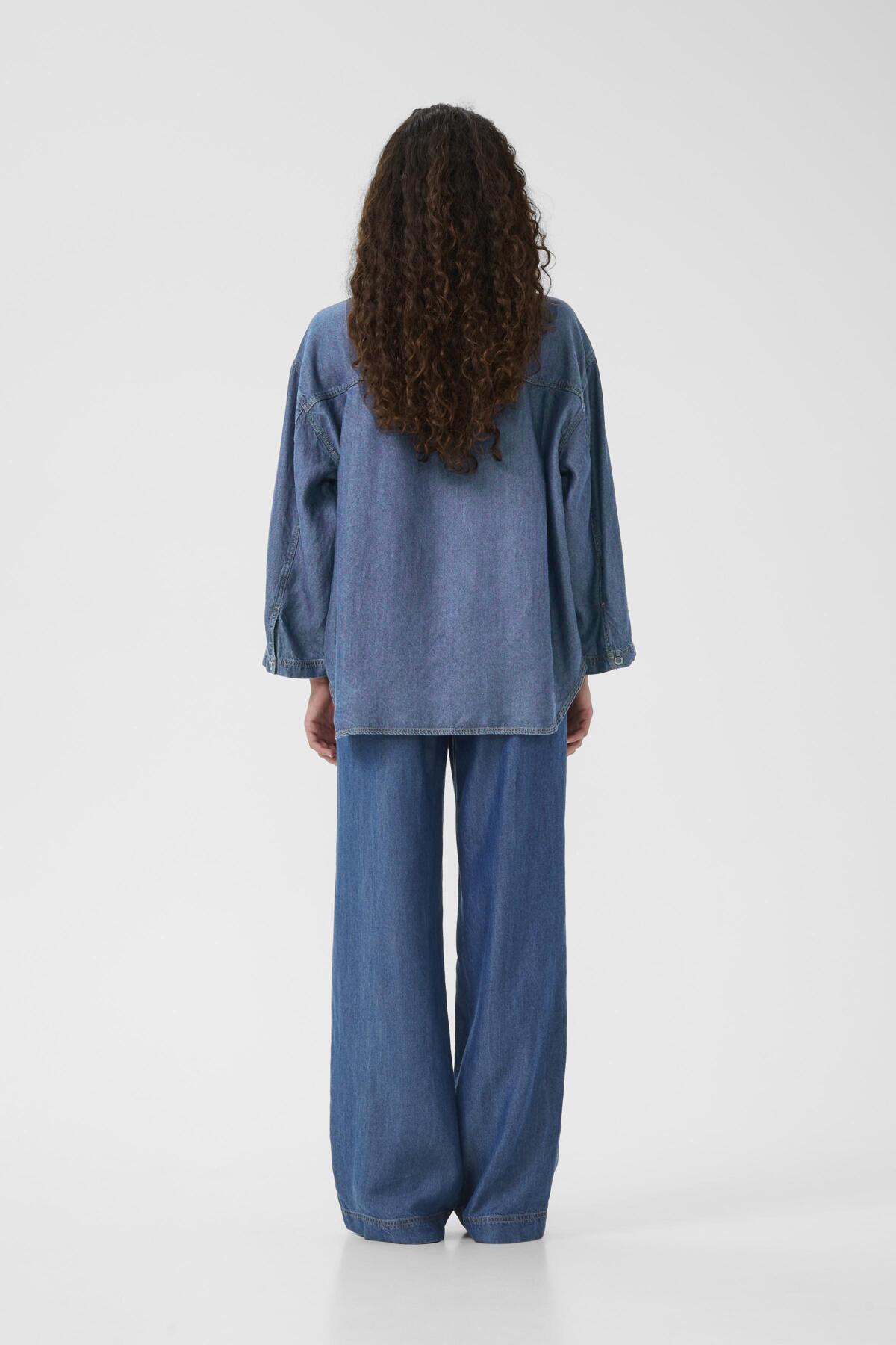 PhilipaIW Shirt Medium Blue - 301979 - 30109177