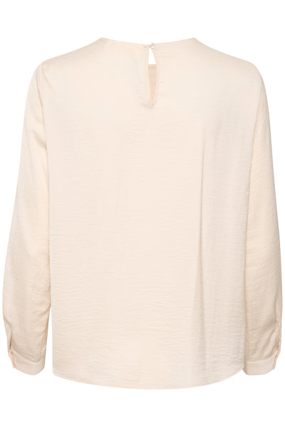 DotaIW Pleat Blouse French Nougat - 30109579 Thumbnail