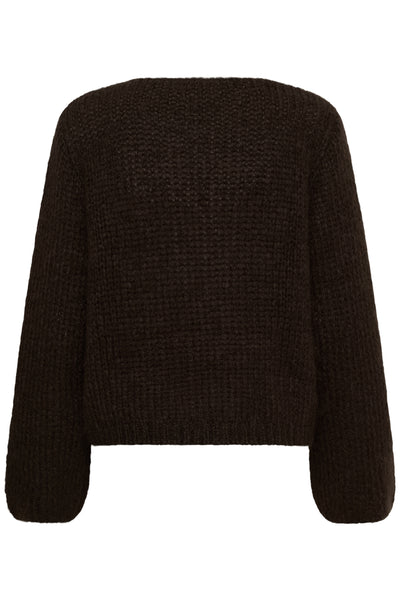 JetraIW Pullover Chocolate Brown - 191109 - 30109619 Thumbnail