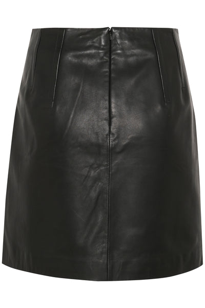 LestherIW Skirt Premium Black - 30110111 Thumbnail