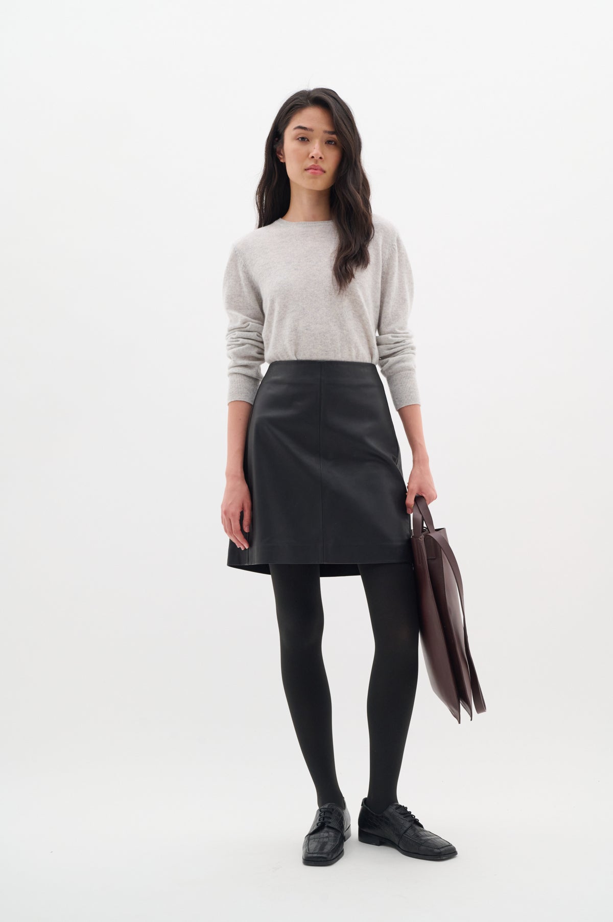 LestherIW Skirt Premium Black - 30110111