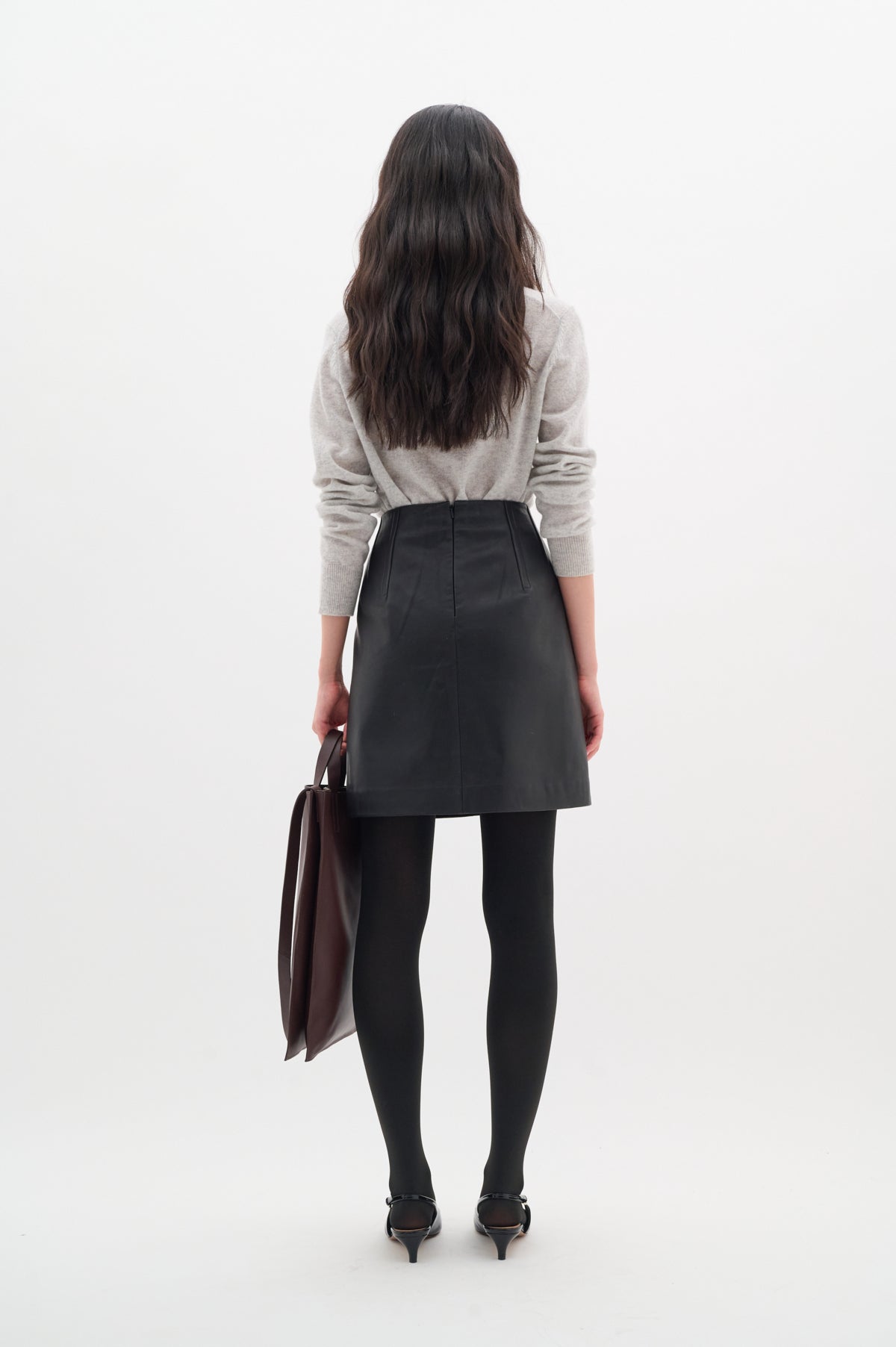 LestherIW Skirt Premium Black - 30110111