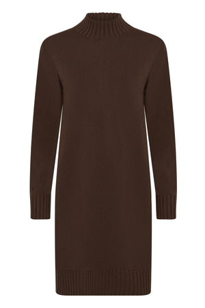 ZauloIW Dress Coffee Brown - 30110149 - 30110149
