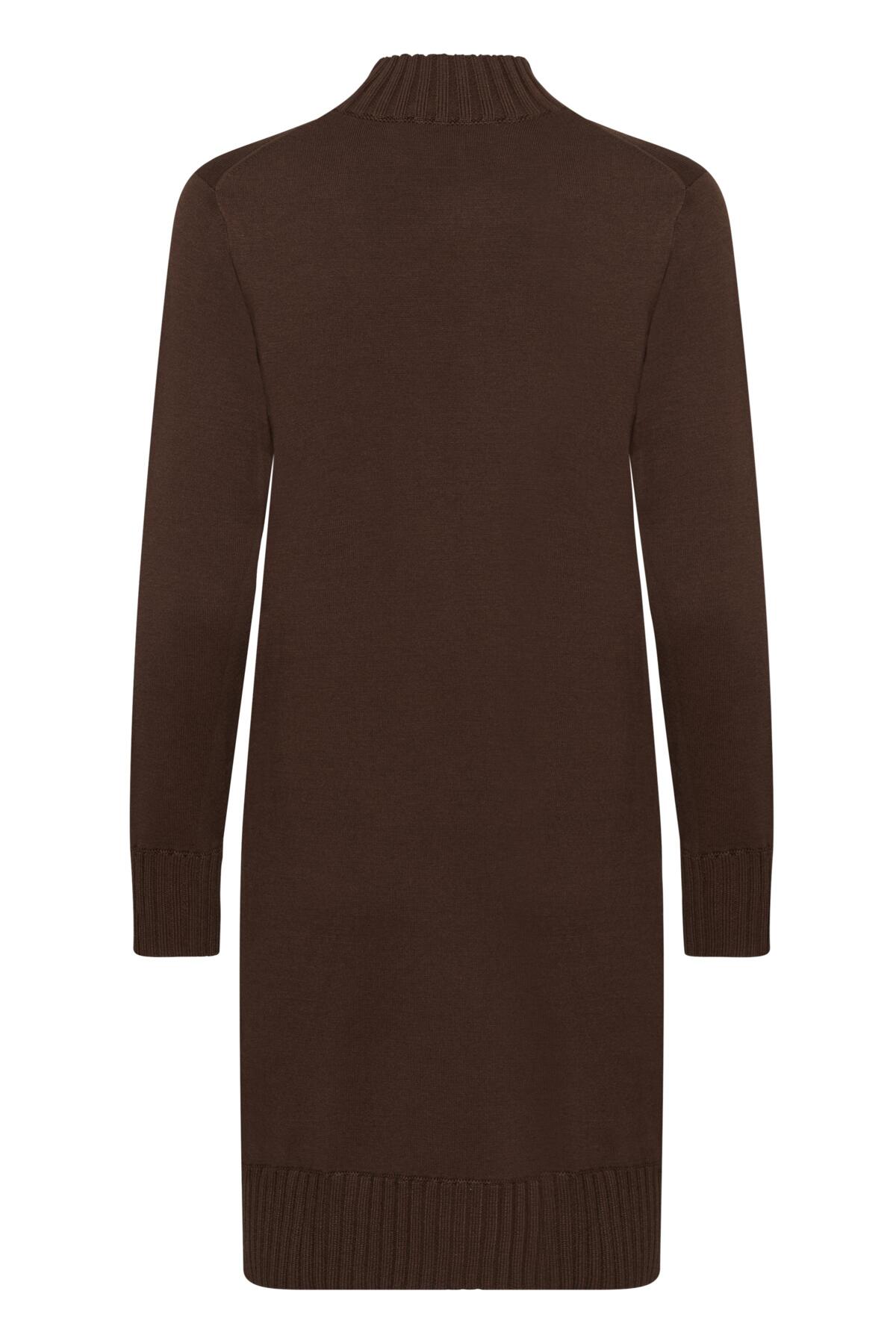 ZauloIW Dress Coffee Brown - 30110149 - 30110149