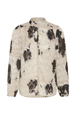 CielleIW Shirt Brown Illuminating Florals - 3 - 30110261