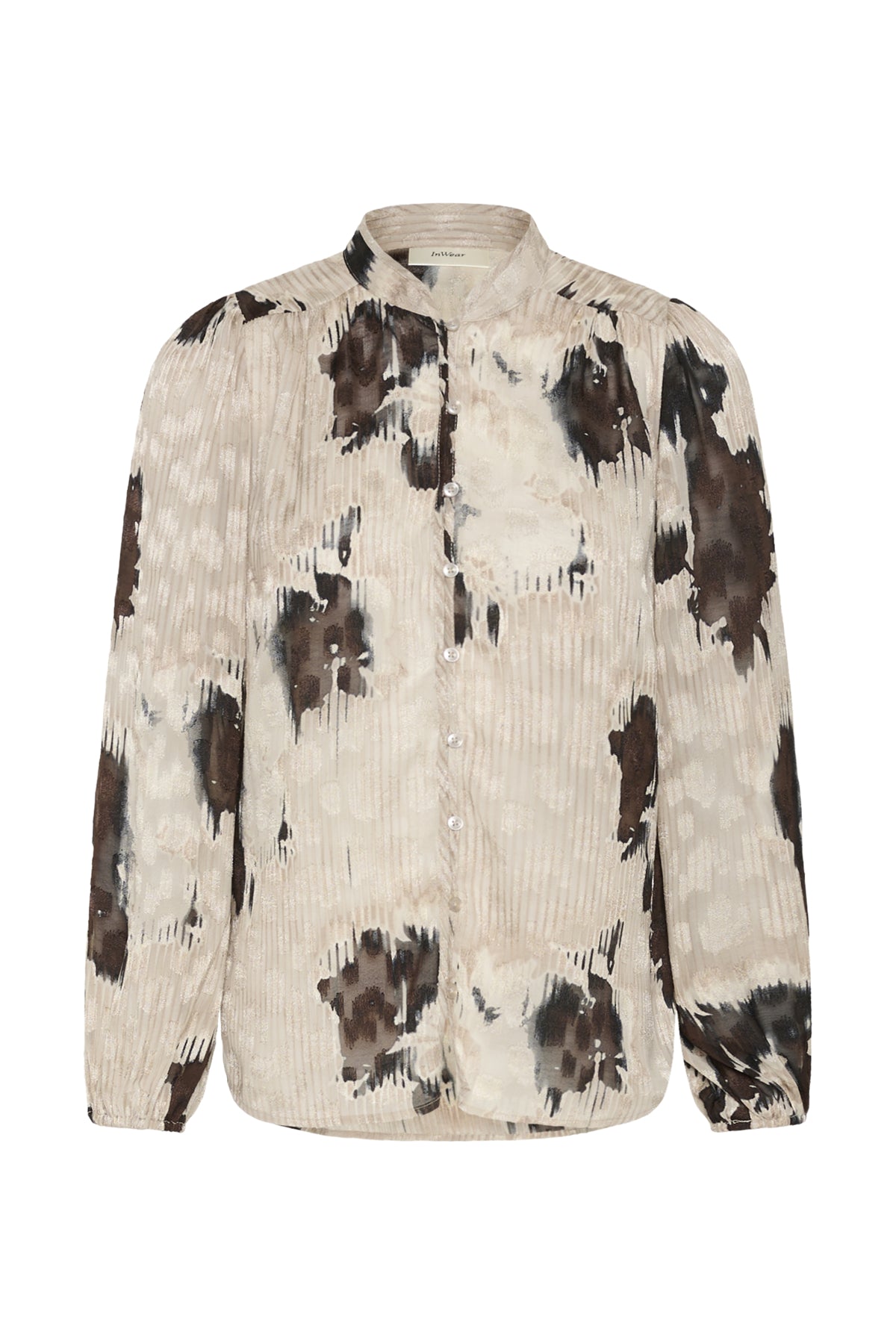 CielleIW Shirt Brown Illuminating Florals - 3 - 30110261