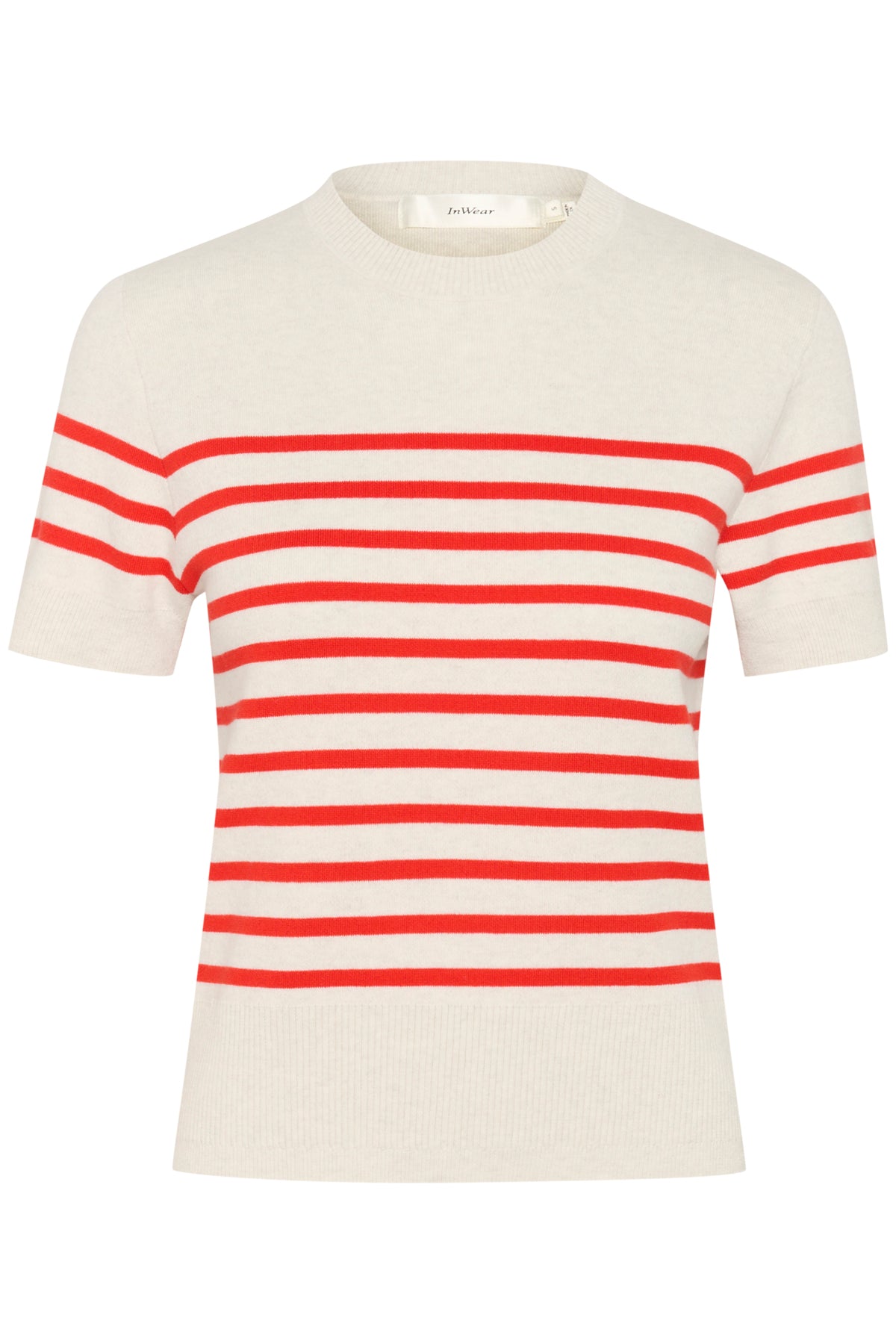 WallisIW Pullover Red Stripe - 300008 - 30110294
