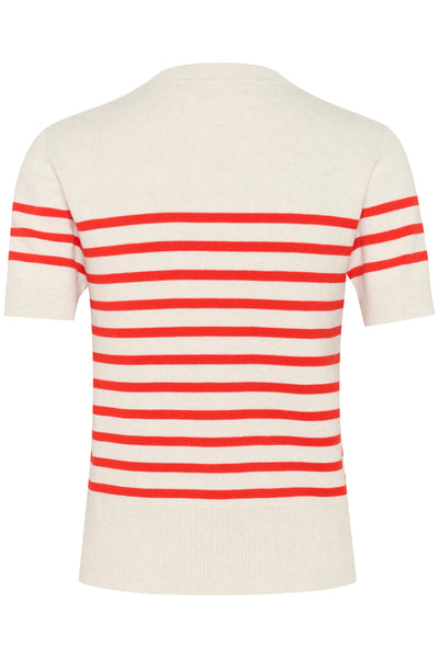 WallisIW Pullover Red Stripe - 300008 - 30110294 Thumbnail