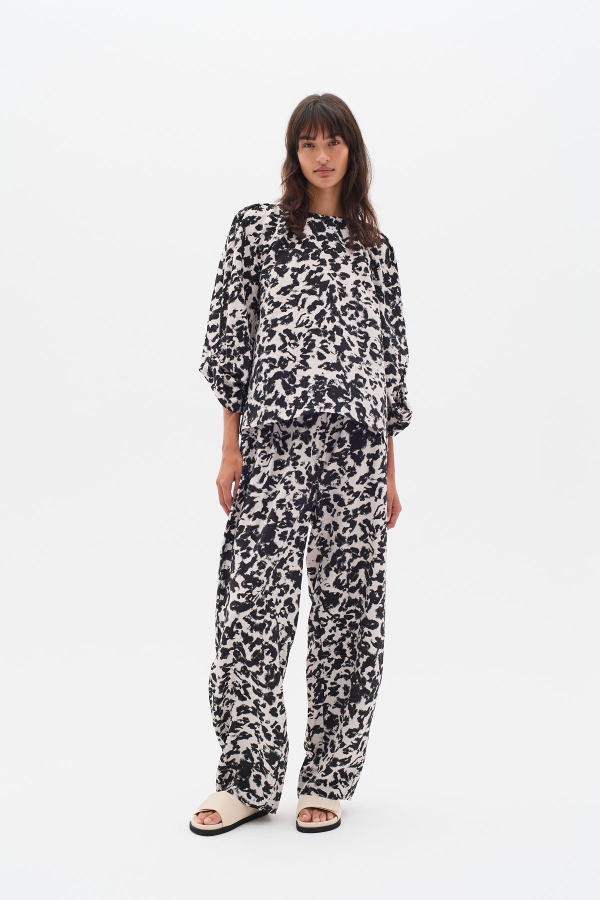 FayeIW Pant Artistic Shadow Black