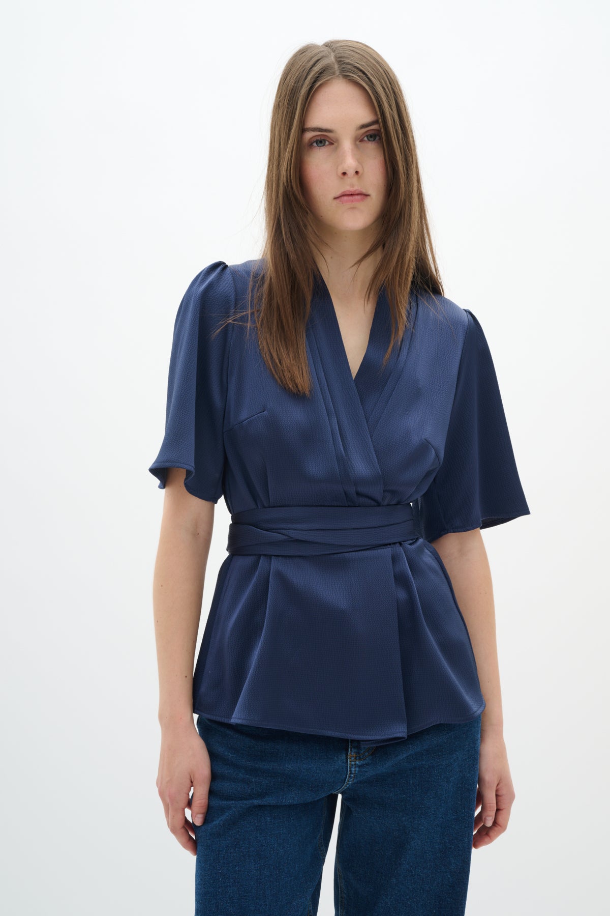 SendraIW Blouse Blue Academy - 193932 - 30110458