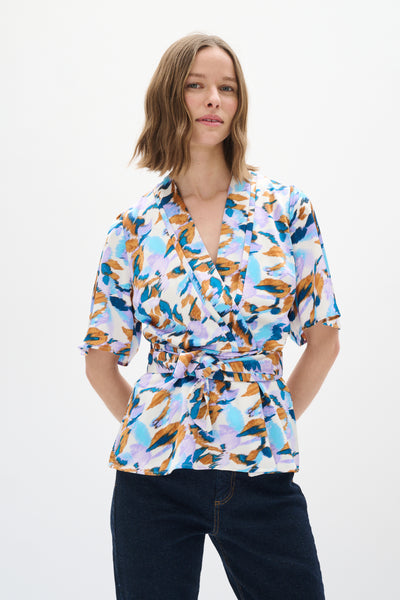 SendraIW Blouse Blurred Multi Color - 304290 - 30110458 Thumbnail