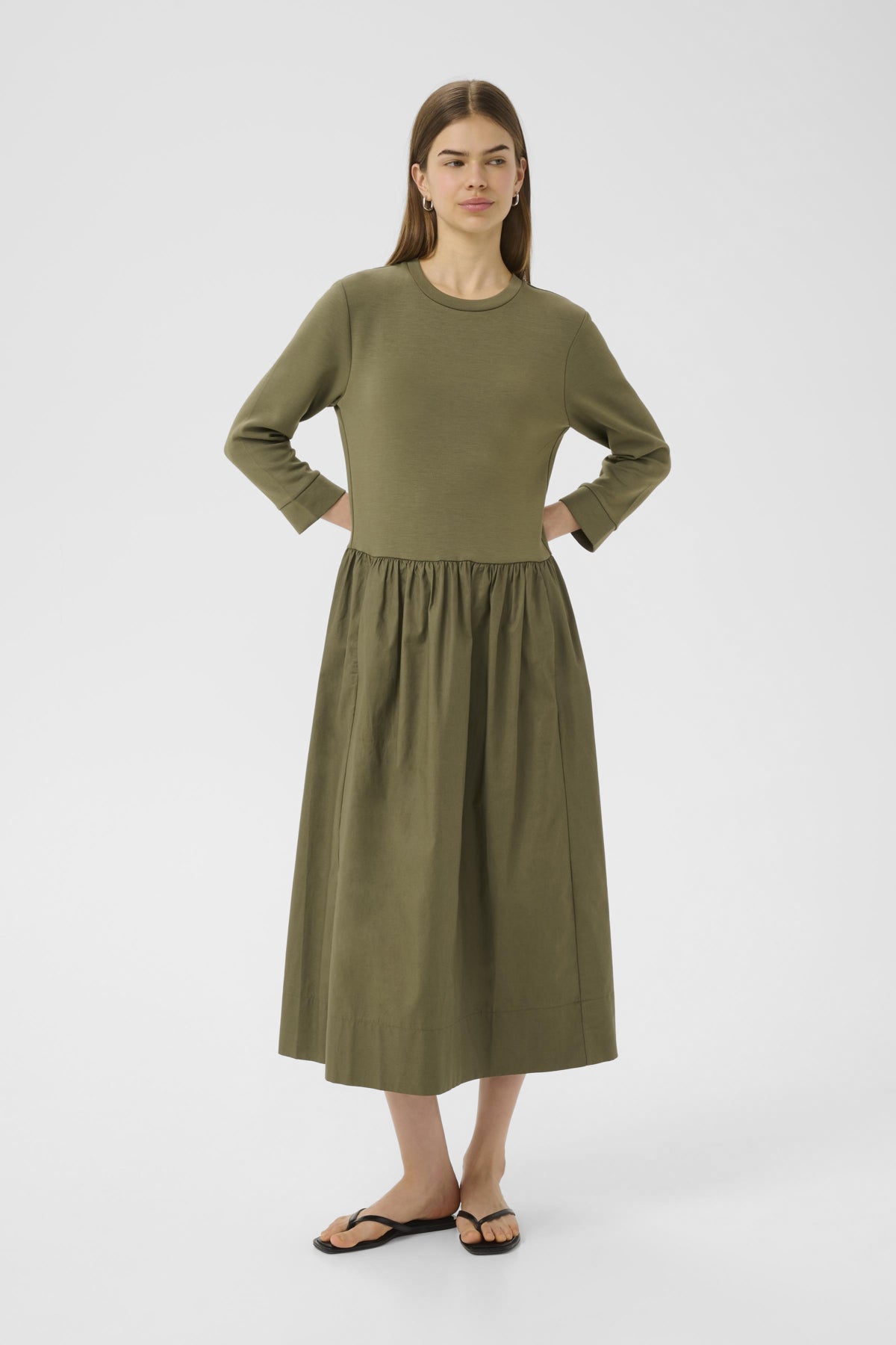 MiraIW Dress Dusty Olive - 180515 - 30110507