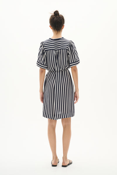 KilloIW Dress Marine Blue Stripe - 30110560 Thumbnail