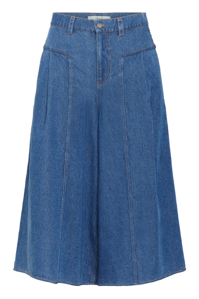 BallarizIW Culotte Blue Denim - 30110628 Thumbnail