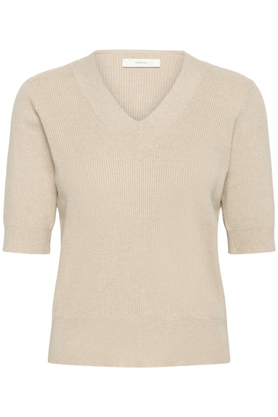 LeenahIW V-Neck Blouse Haze Melange - 1304031 - 30110675 Thumbnail