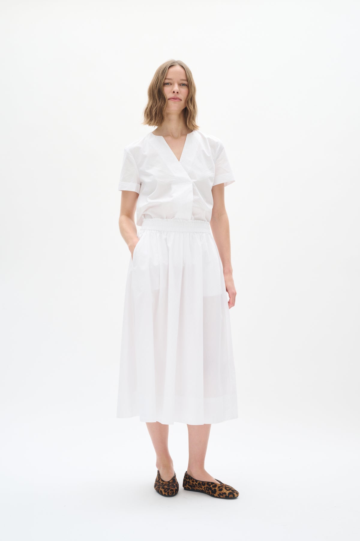 DaffodilIW Skirt Pure White - 300001 - 30110747