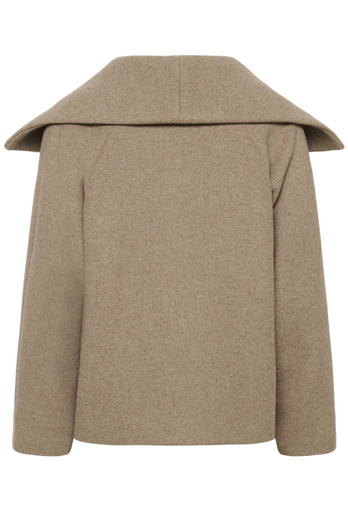 PerryIW Short Coat R Sandy Grey Melange - 30110807