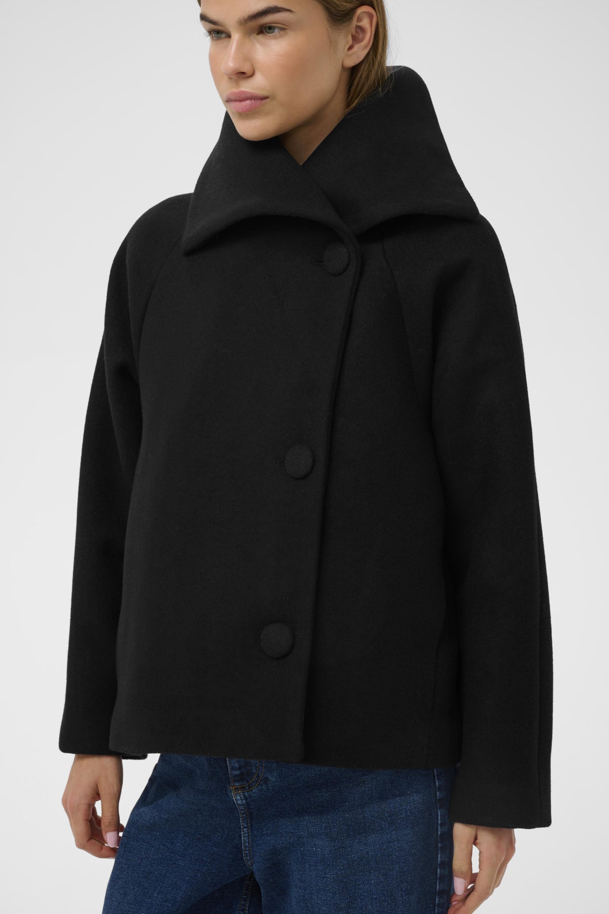 PerryIW Short Coat R Black - 30110807