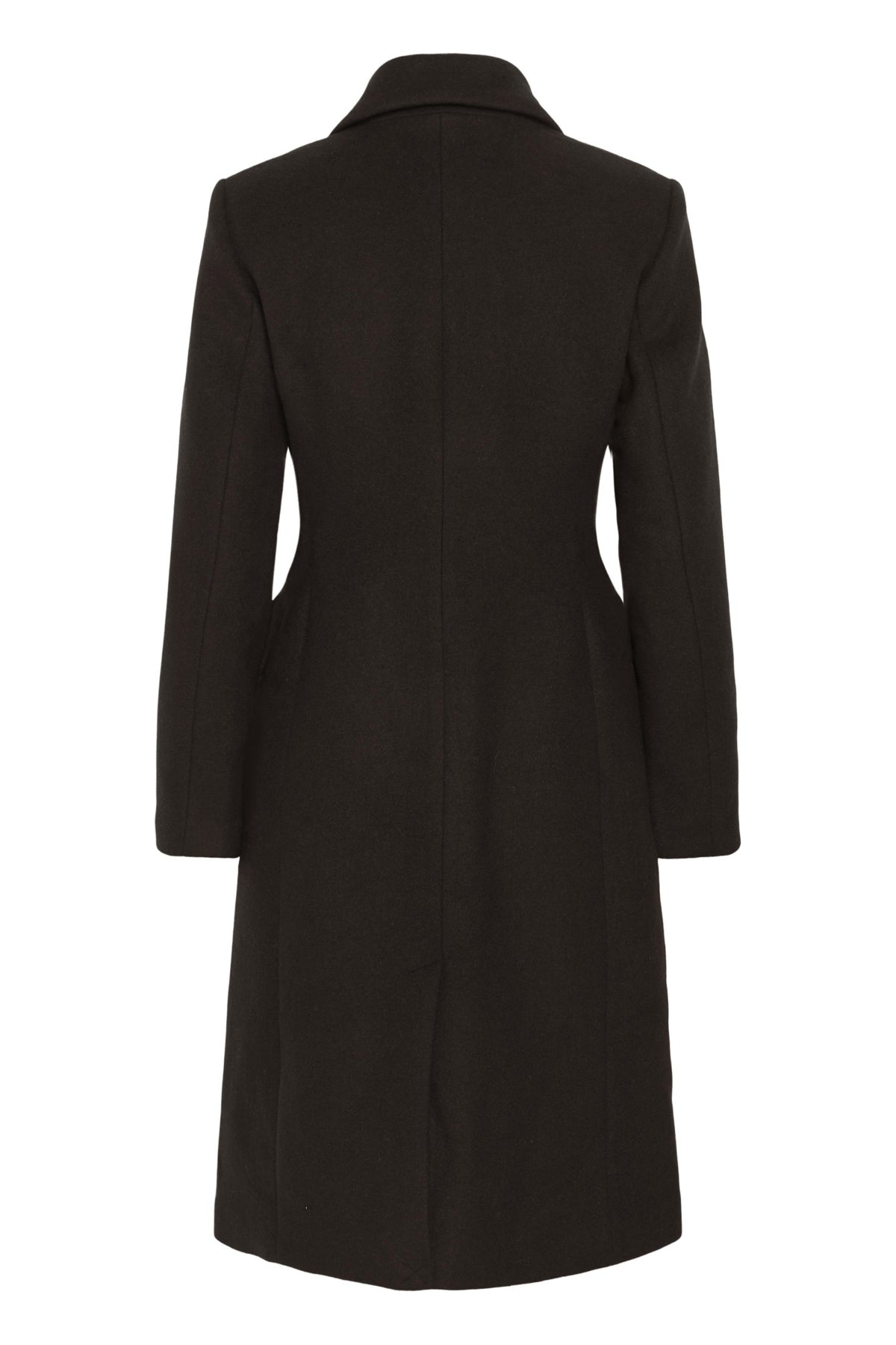 ThoraIW Lapel Coat R Chocolate Brown - 191109 - 30110808