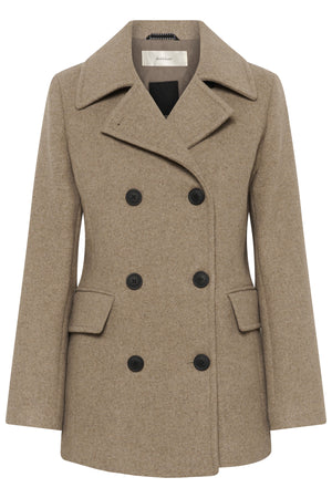 PerryIW Sailor Coat R Sandy Grey Melange - 30110809