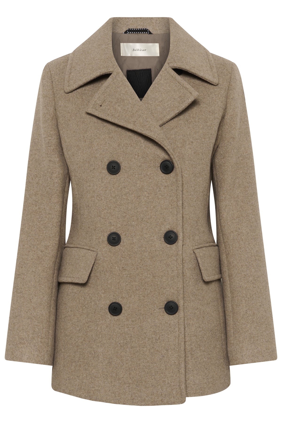 PerryIW Sailor Coat R Sandy Grey Melange - 30110809