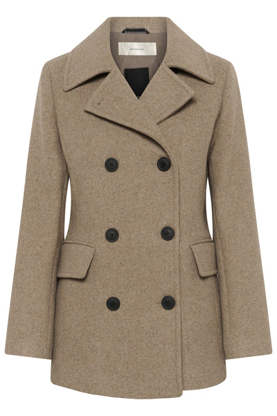 PerryIW Sailor Coat R Sandy Grey Melange - 30110809 Thumbnail