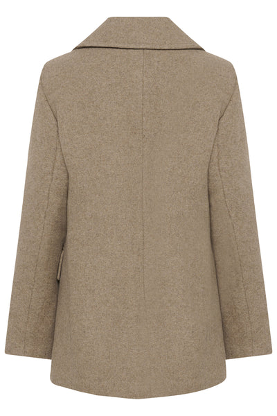 PerryIW Sailor Coat R Sandy Grey Melange - 30110809 Thumbnail