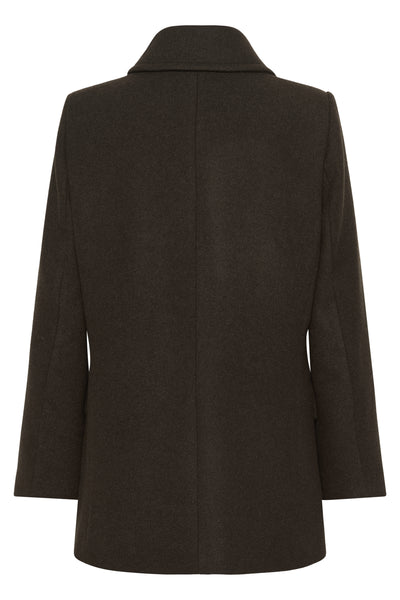 PerryIW Sailor Coat R Chocolate Brown - 30110809 Thumbnail