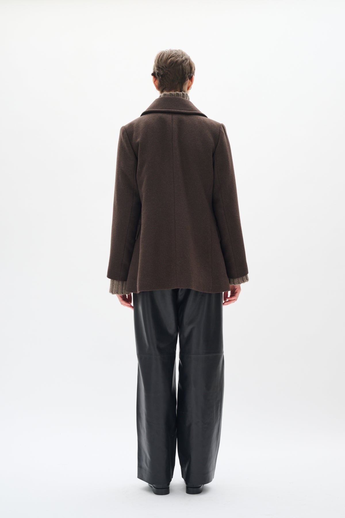 PerryIW Sailor Coat R Chocolate Brown - 30110809