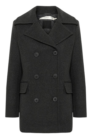 PerryIW Sailor Coat R Dark grey melange - 30110809