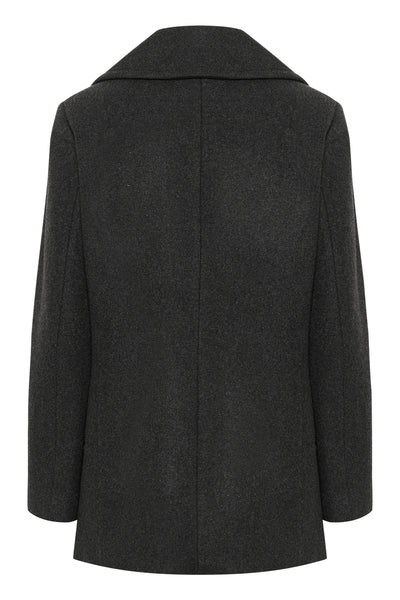 PerryIW Sailor Coat R Dark grey melange - 30110809 Thumbnail