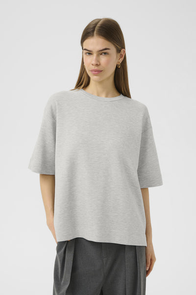PannieIW Oversize Tshirt Melan Granite Melange - 1740161 - 30110826 Thumbnail