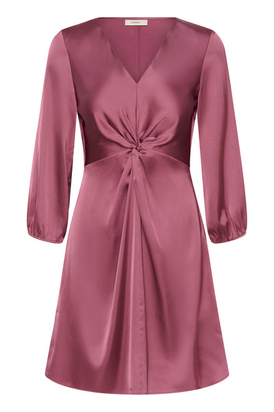 DaforaIW Knotted  Dress Apple Butter - 181426 - 30110834 Thumbnail