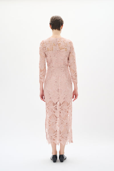 AimeeIW Long Dress Dusty Blush - 30110857 Thumbnail