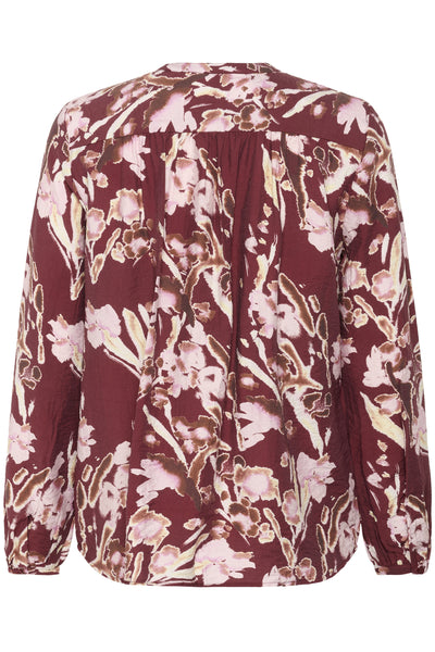 AvalonIW Blouse Fleur deau Cabernet - 30110866 Thumbnail