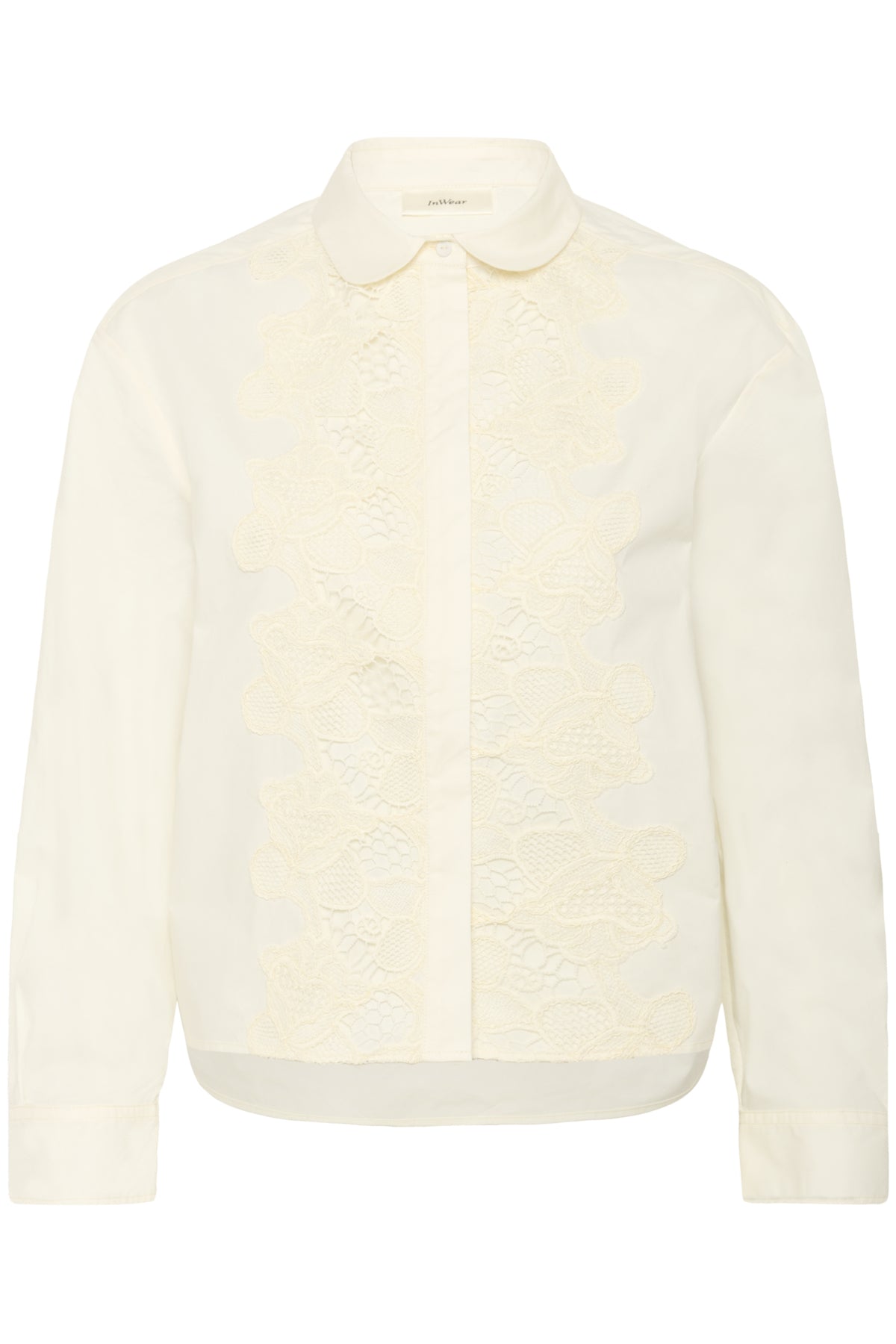 AimeeIW Cropped Shirt Whisper White - 30110877