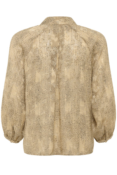 AddisonIW Blouse Dotted Surface Neutral - 30110889 Thumbnail