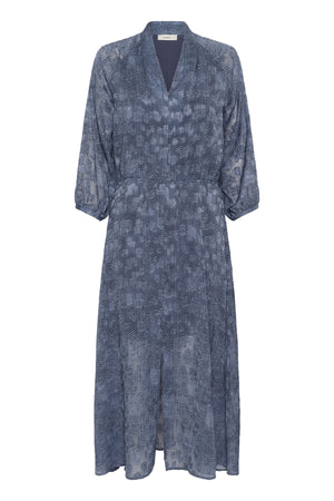 AddisonIW Dress Dotted Surface Blue - 30110890