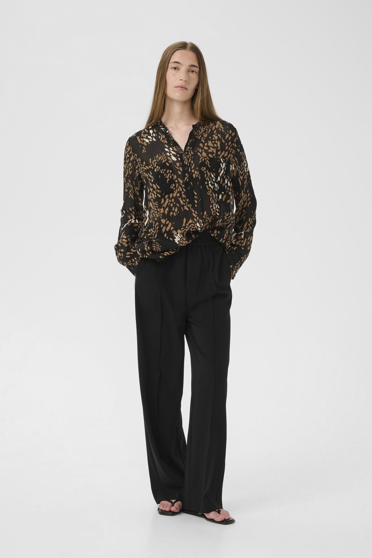 AverieIW Shirt Leonora Black - 30110896
