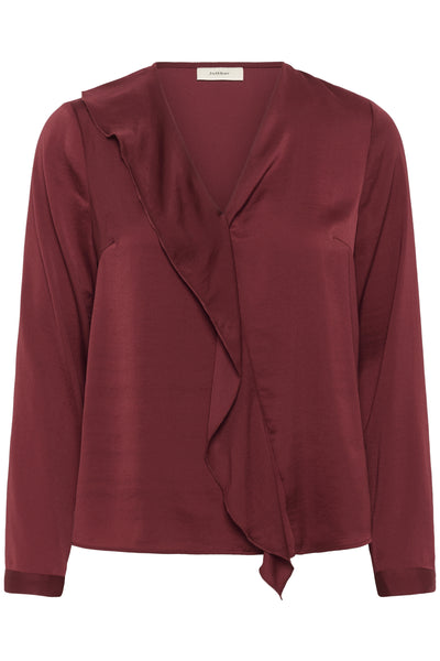 AudaIW Blouse Cabernet - 30110906 Thumbnail