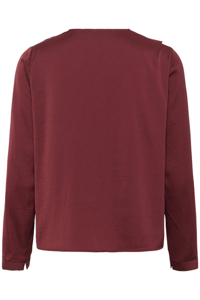 AudaIW Blouse Cabernet - 30110906 Thumbnail